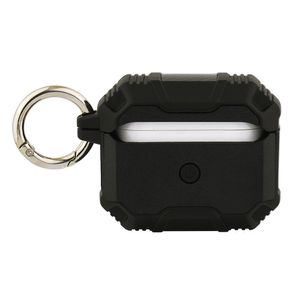 Case para AirPods 4ta gen, diseño antigolpe de silicona, color negro