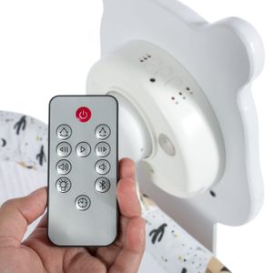 Cuna para bebé Ebaby Dulces sueños Aura, eléctrica a control, gris