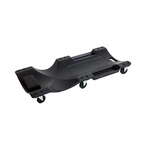 Camilla para mecánico cama barra con ruedas, taller automotriz, negro