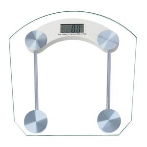Balanza de baño Genérico digital hasta 150 kg, sensores precisos, pantalla LED, activación automática, vidrio templado
