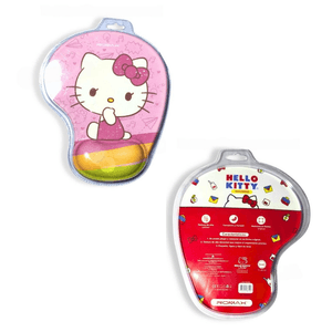 Mouse pad Romax Hello Kitty, ergonómico, reposa muñeca, rosado