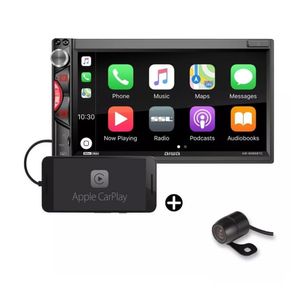 Autoradio Aiwa AW-W888BTC 50W x 4, pantalla HD 6.9", 2 DIN, CARPLAY/MIRROLINK/BT/USB/SD/AUX