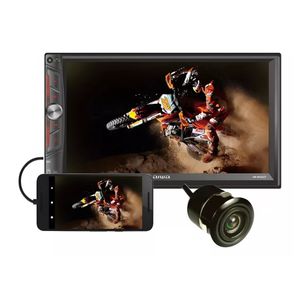 Autoradio Aiwa AW-W666BT 50W x 4, pantalla HD 7", 2 DIN, MIRRORLINK/BT/USB/SD/AUX