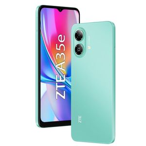 Celular ZTE A35e 4G 64GB, 2GB RAM, cámara principal 8MP, frontal 5MP, 6.52", verde