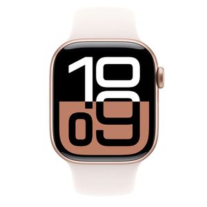 Apple Watch Series 10 42mm, GPS, resistencia al agua 50m, batería hasta 18 horas, Talla M/L, memoria 32GB, rosado