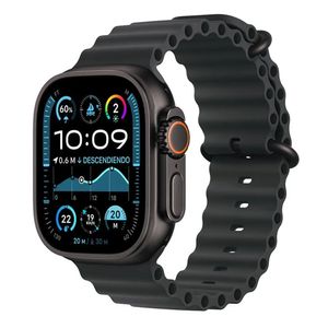 Apple Watch Ultra 2 49mm, GPS, resistencia al agua 50m, batería hasta 36 horas, Talla M/L, memoria 64GB, negro