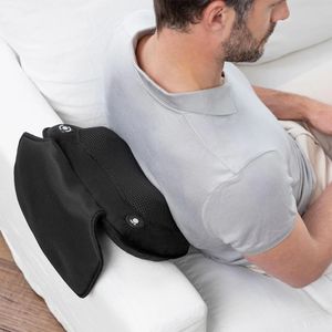 Masajeador cuello NM 868 MC-850, función calor mejorado, masaje vibración 2 niveles, portátil, pilas y enchufe