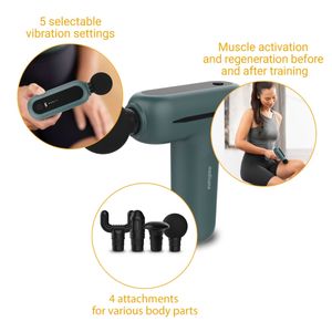 MG 200 Mini Massage Gun, masaje portátil, recuperación muscular, masaje inteligente