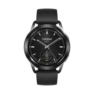 Smartwatch Xiaomi Watch S3, Pantalla Amoled 1.43", Resistente al agua 5ATM, Batería hasta 15 días, color Negro