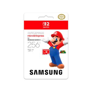 Memoria microSD Samsung, Express Card, 256GB, para Nintendo Switch 2, alta velocidad, resistente, carga rápida