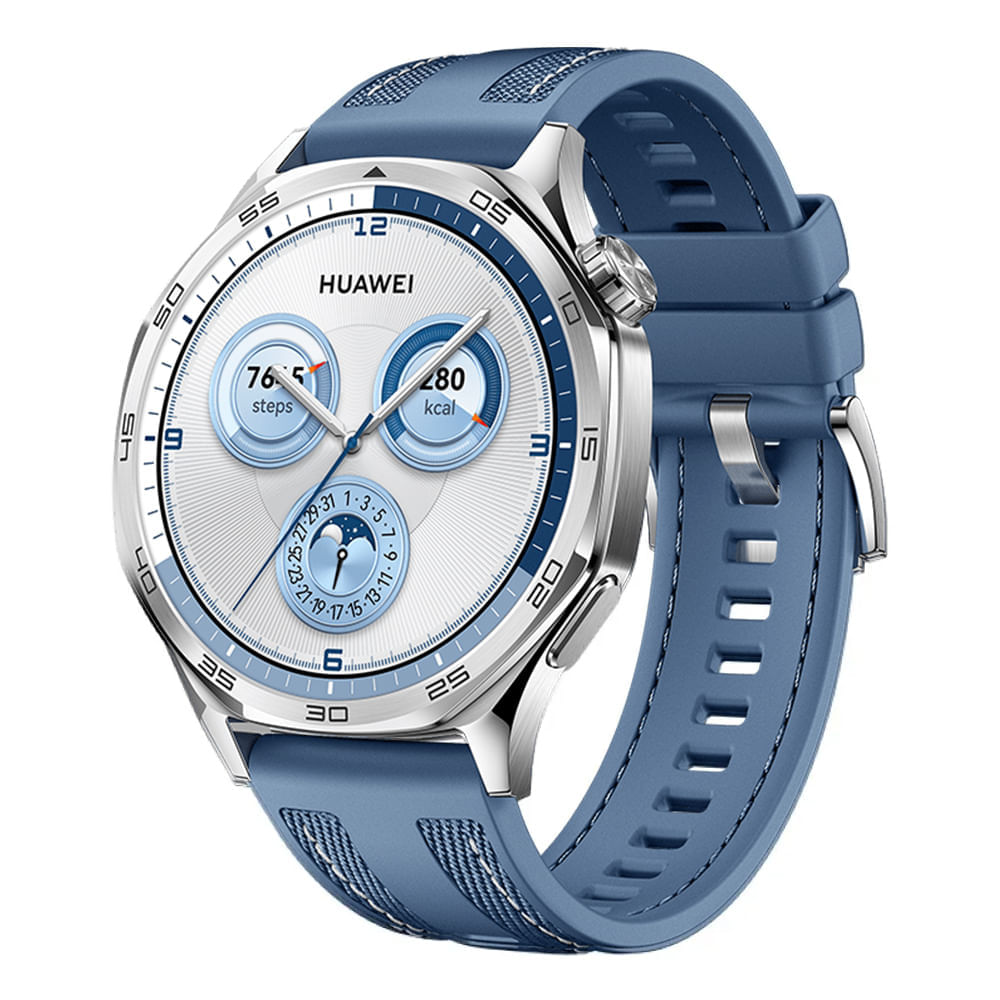 Smartwatch Huawei GT 5, 46mm, GPS, AMOLED, 5ATM, azul Coolbox