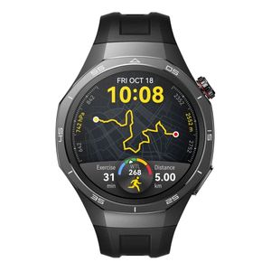 Smartwatch Huawei GT 5 Pro 46mm, GPS, pantalla AMOLED, resistente al agua 5ATM, batería hasta 14 días, negro