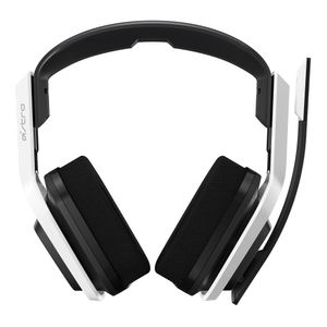 Audífonos gamer inalámbrico Astro A20 con micrófono, receptor usb, sensibilidad 100 dB SPL, compatible PC y consolas, blanco