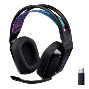 Audífonos gamer inalámbrico Logitech G535 Lightspeed con micrófono, receptor usb, sensibilidad 87.5 dB, 36 ohm, PC y consola, negro