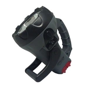 Linterna recargable potente, 10W, 200 metros, Opalux, HB-4011T, negro