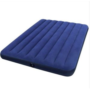 Colchón inflable Intex, 2 plazas, camping, viaje, descanso, fibra tech
