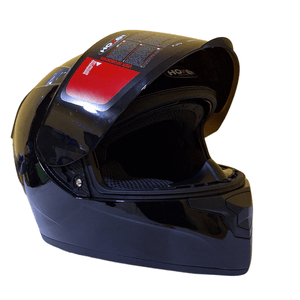 Casco Hoken FF702 modular, doble visor, casco para moto, talla M, negro