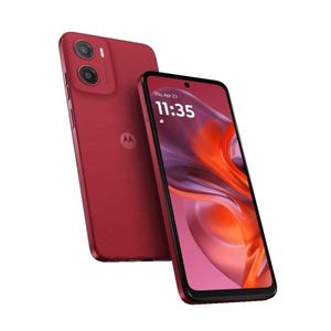 Celular Motorola Moto G05 64GB, 4GB ram, cámara principal 50MP, cámara frontal 8MP, 6.67", rojo