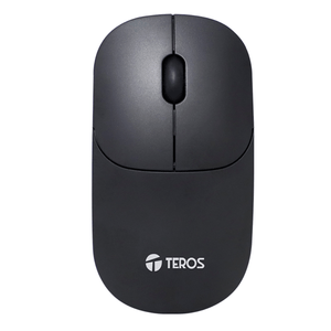 Mouse óptico inalámbrico TEROS TE-1217S, 1000 DPI, USB, 3 botones, negro