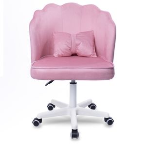 Silla giratoria  Buckingham de escritorio oficina Q1, rosada