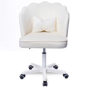 Silla giratoria  Buckingham de escritorio oficina Q1, blanco