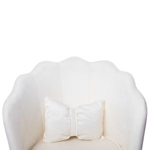 Silla giratoria  Buckingham de escritorio oficina Q1, blanco