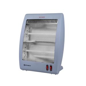 Estufa de cuarzo Imaco QH800, 800W, 2 niveles, 15m², seguridad antivuelco, asa portátil