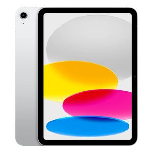 iPad (10ma Gen) 10.9" Wi-Fi, 64GB, 4GB RAM, cámara principal 12MP, frontal 12MP, A14 Bionic, plata