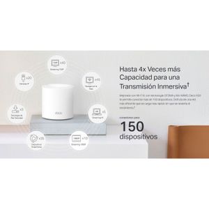 TP-Link Deco X50 Pack 3 Mesh Wi-Fi 6 AX3000 con HomeShield, Alexa y puertos Gigabit