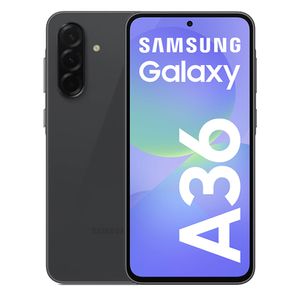 Celular Samsung Galaxy A36 5G 256GB, 8GB RAM, cámara principal 50MP + 8MP + 5MP, frontal 12MP, 6.7", negro