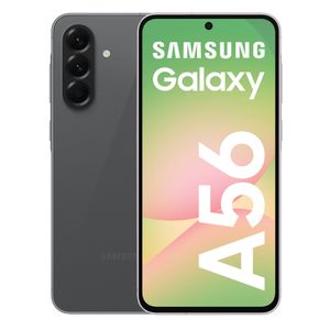 Celular Samsung Galaxy A56 5G 256GB, 8GB RAM, cámara principal 50MP + 12MP + 5MP, frontal 12MP, 6.7", negro