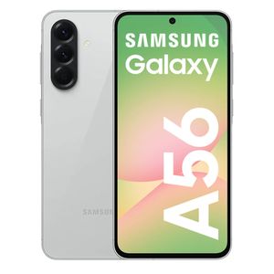Celular Samsung Galaxy A56 5G 256GB, 12GB RAM, cámara principal 50MP+12MP+5MP, frontal 12MP, 6.7", lightgray