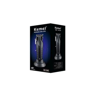Maquina de cortar cabello profesional Kemei, negro