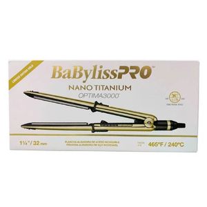 Plancha Alisadora Babyliss Pro Nano Titanium Optima 3000 - Dorado