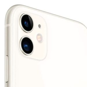 iPhone 11 128GB, 4GB RAM, cámara principal 12MP + 12MP, frontal 12MP, 6.1", blanco
