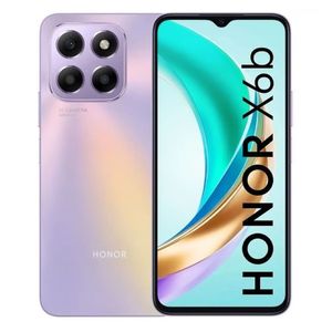 Celular Honor X6b Plus 256GB, 8GB RAM, cámara principal 50MP + 2MP, frontal 5MP, 6.56", morado