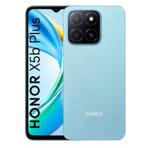 Celular Honor X5b Plus 4G 256GB, 4GB RAM, cámara principal 50MP + 0.08MP, frontal 5MP, 6.56", Dual SIM, azul