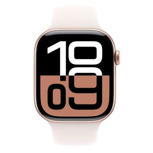 Apple Watch Serie 10, 46mm, frecuencia cardíaca, GPS, Sport Band, rose gold