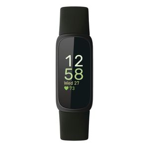 Smartwatch Fitbit Inspire 3 Black, monitoreo de salud, pantalla AMOLED, 10 días de batería