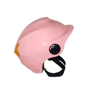 Casco con visera para bicicleta, scooter o bicicleta eléctrica con ventilación, reflector y visor HD, rosado