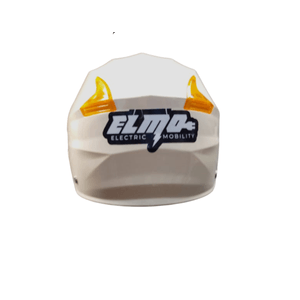 Casco con visera para bicicleta, scooter o bicicleta eléctrica con ventilación, reflector y visor HD, beige