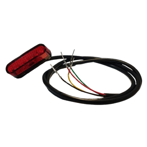 Luz de freno trasera, para scooter eléctrico, con alta visibilidad, fácil instalación