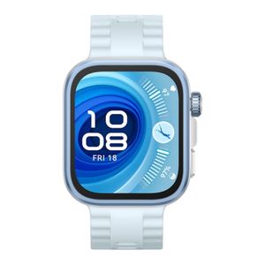 Smartwatch Huawei Fit 4 Pro, pantalla AMOLED 1.82", sensor ECG, 10 días de batería, resistente al agua 5ATM, IP6X, compatible Android/iOS, azul