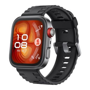 Smartwatch Huawei Fit 4 Pro, pantalla AMOLED 1.82", sensor ECG, 10 días de batería, resistente al agua 5ATM, IP6X, compatible Android/iOS, negro