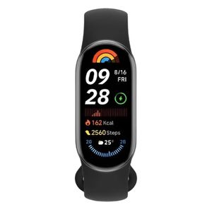 Smartband Xiaomi Smart Band 9 versión global, pantalla AMOLED 1.62", 150+ modos deportivos, 5ATM, hasta 21 días de batería, negro
