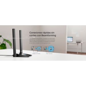 TP-Link Archer TX20U Plus, adaptador USB Wi-Fi 6 AX1800, con antenas alta ganancia