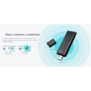 TP-Link Archer TX20U, adaptador USB Wi-Fi 6 AX1800, con antenas de alta ganancia