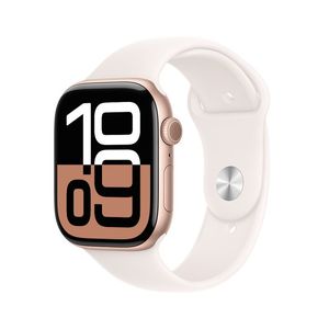 Apple Watch Series 10, caja de aluminio 46mm, correa deportiva, GPS, watchOS, rosado