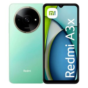 Celular Xiaomi Redmi  A3X 4G 128GB, 4GB ram, cámara principal 8 MP + 0.8MP, cámara frontal 5 MP, 6.71", verde aurora