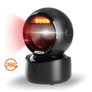 Escáner código de barras 2D, omnidireccional, USB, Netum, automático 360º de escritorio